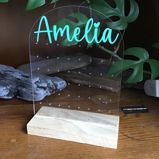 Personalised Small Arch Earring Stand
